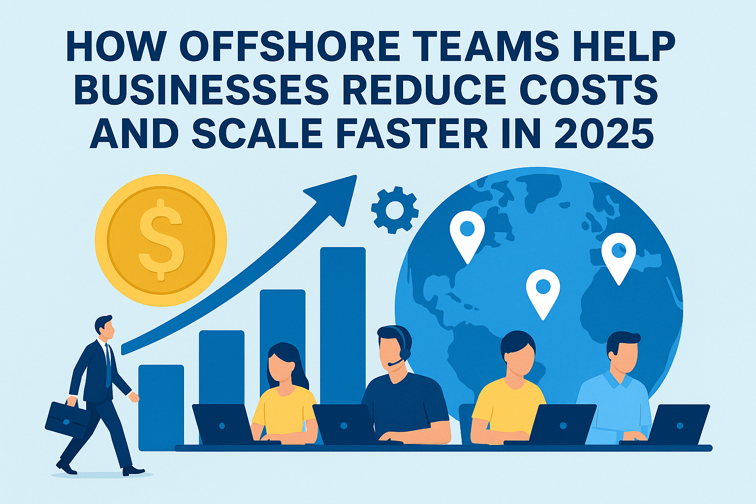 How Offshore Teams Help Businesses Reduce Costs and Scale Faster in 2025